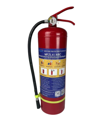 PORTABLE DRY POWDER FIRE EXTINGUISHER